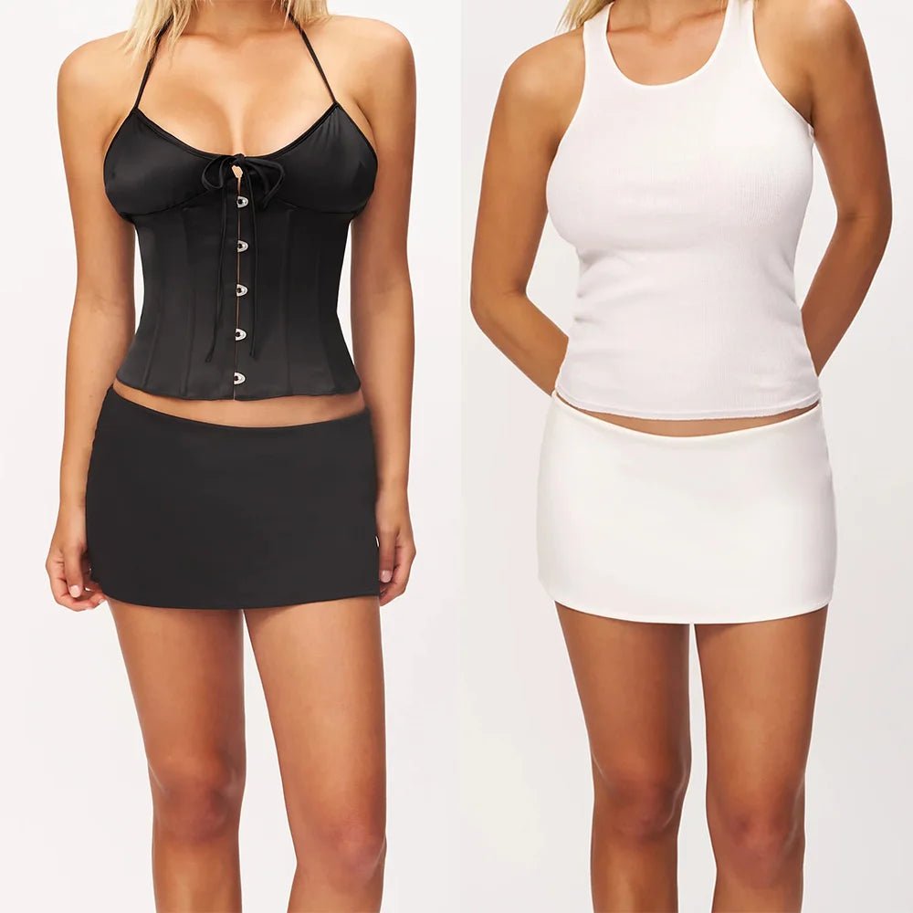 Guz Low Waist Ultra Short Skirt Pants Slim Fit