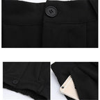 High waist Black Formal Pants High Waisted