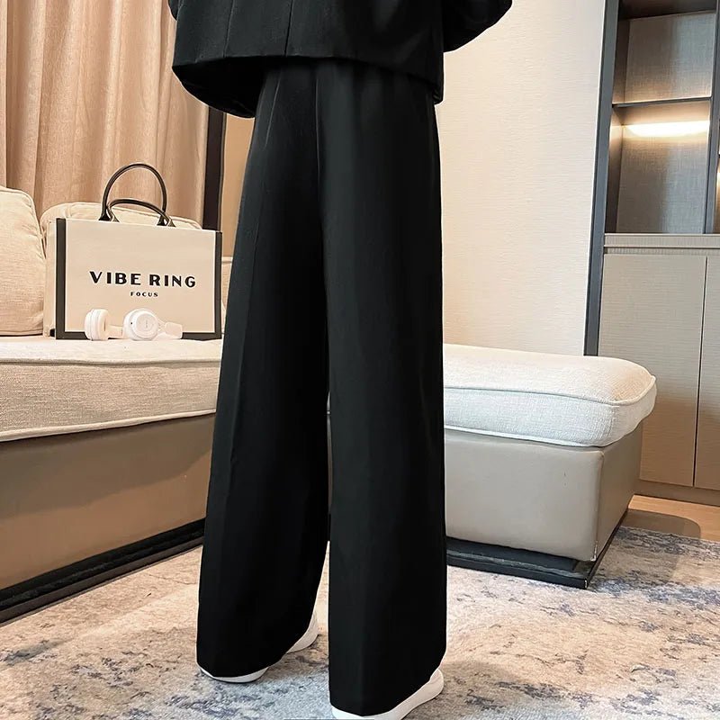 High waist Black Formal Pants High Waisted