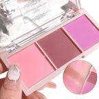 HISYI Three Color Nude Matte Blush H1909-02
