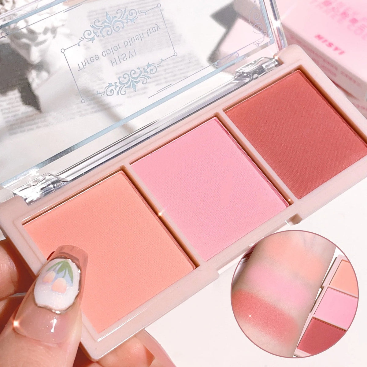 HISYI Three Color Nude Matte Blush
