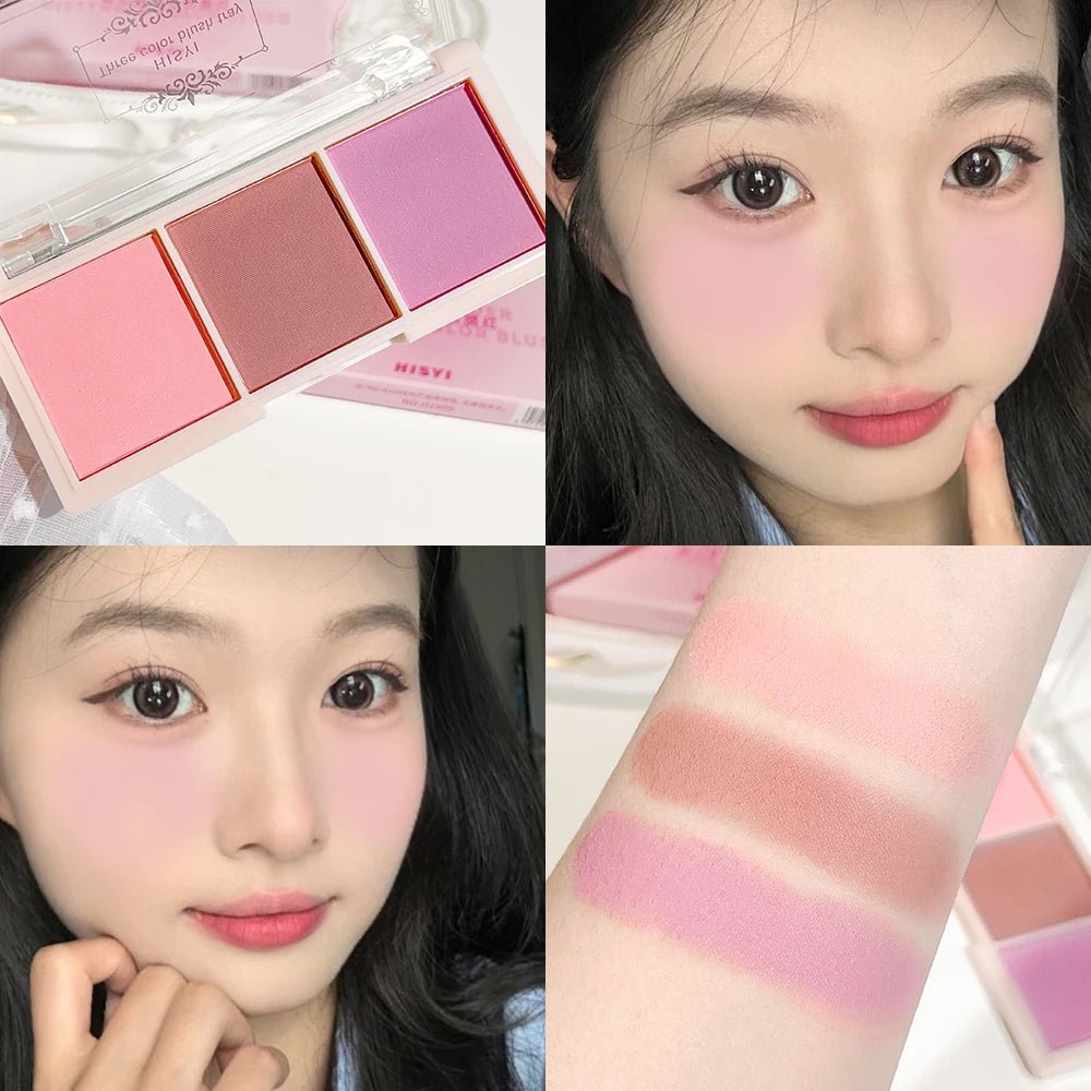 HISYI Three Color Nude Matte Blush