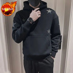 Hoodies Graphic Sweatshirt Black Hoodies Plush