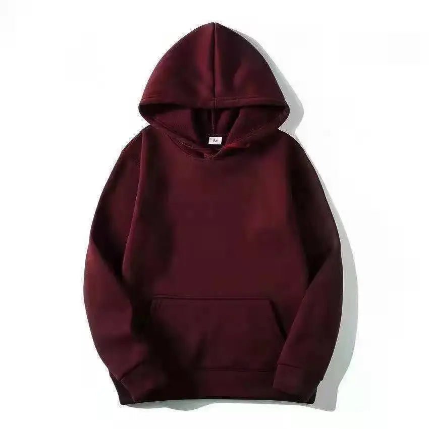 Hoodies Sweatshirts Solid Top Fleece Picture Color 1