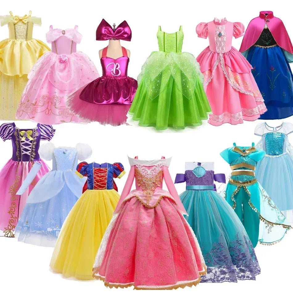 Kids Belle Aurora Costume Dress