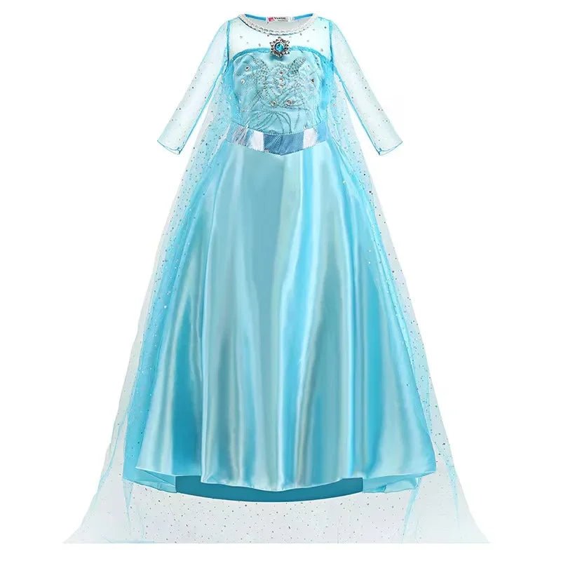 Kids Belle Aurora Costume Dress Elsa11