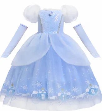 Kids Belle Aurora Costume Dress Cinderella03