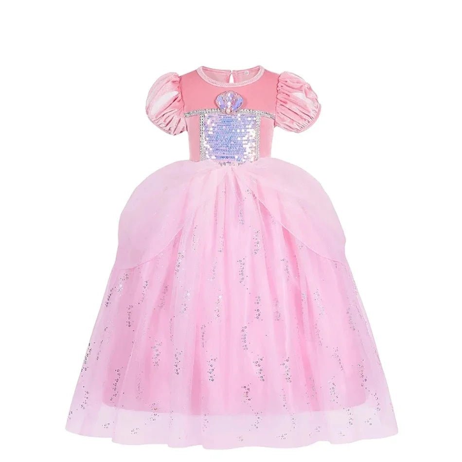 Kids Belle Aurora Costume Dress Mermaid13