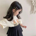 Kids Cartoon Rabbit T Shirt Short Sleeve