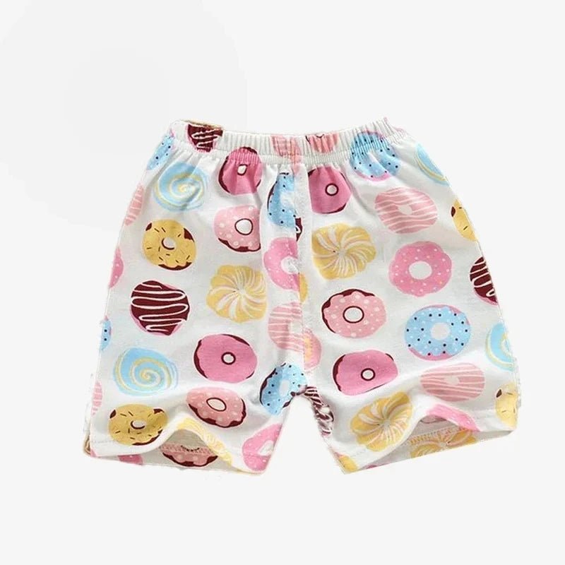 Kids Cotton Elastic Shorts
