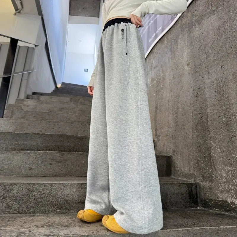 Kids Girls Sporty Pants Grey 1
