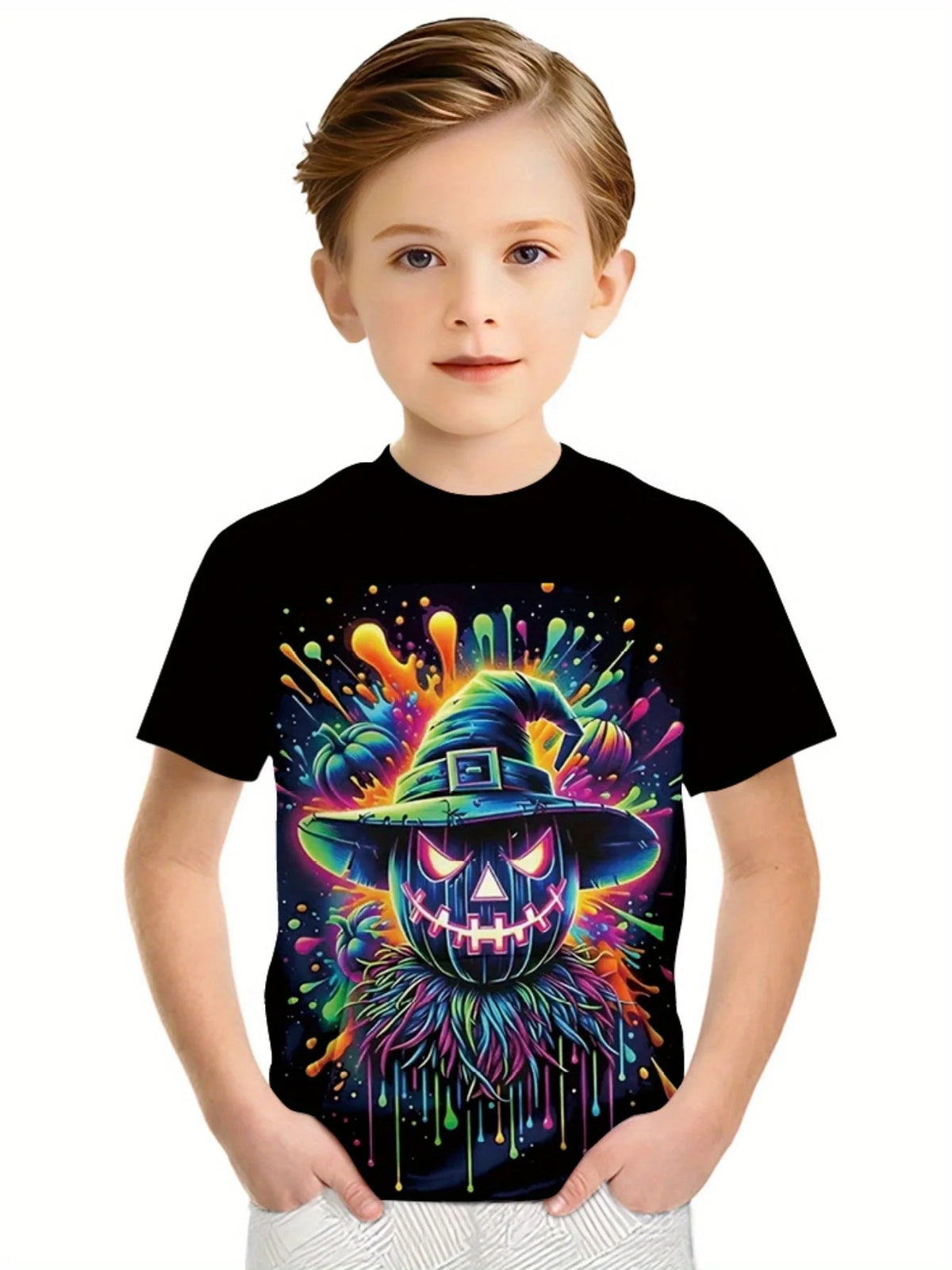Kids Halloween Graphic T Shirt TXS00QP3