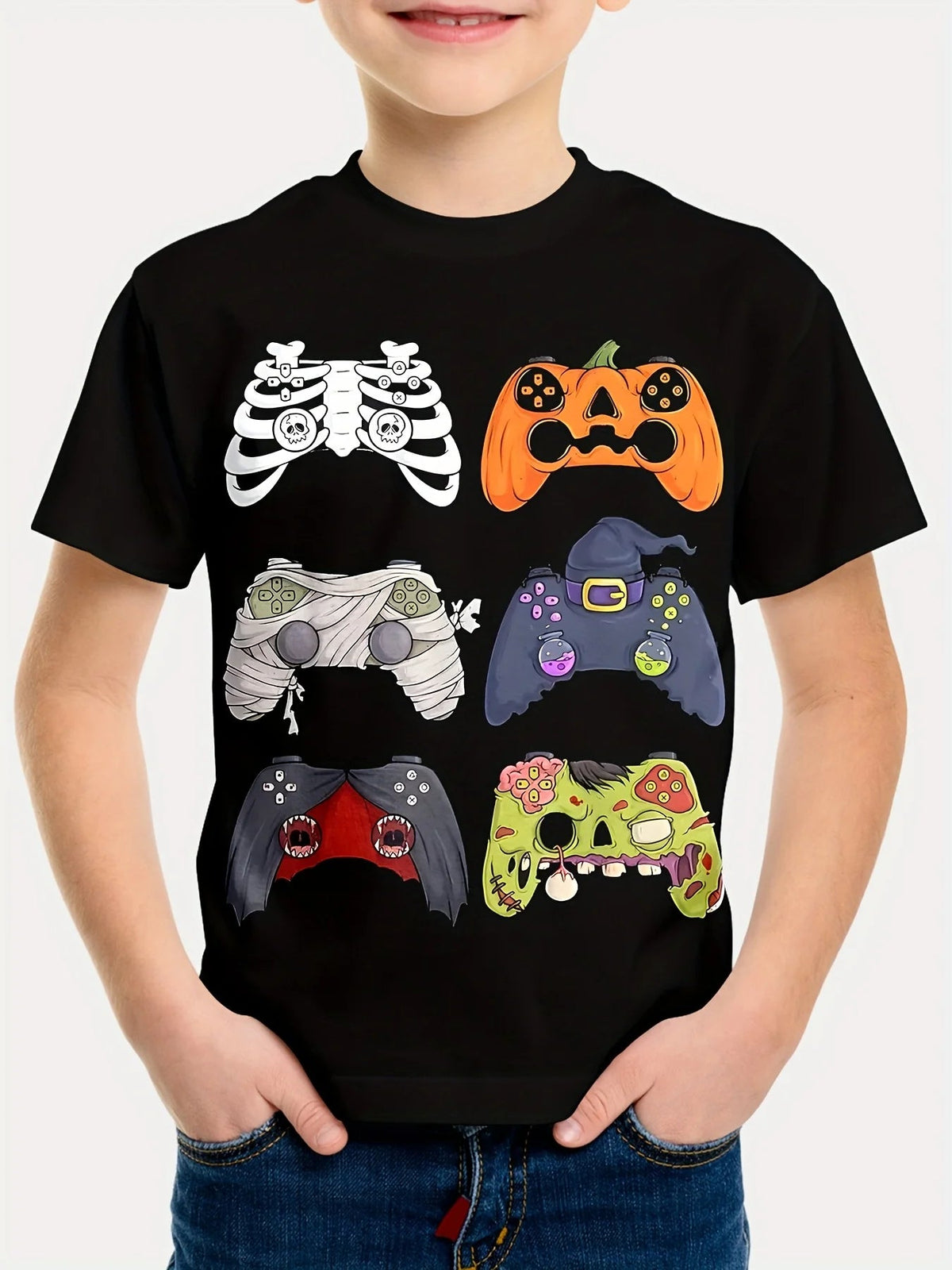 Kids Halloween Graphic T Shirt TXS00QP5