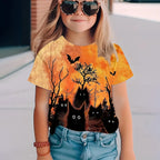 Kids Halloween Graphic T Shirt