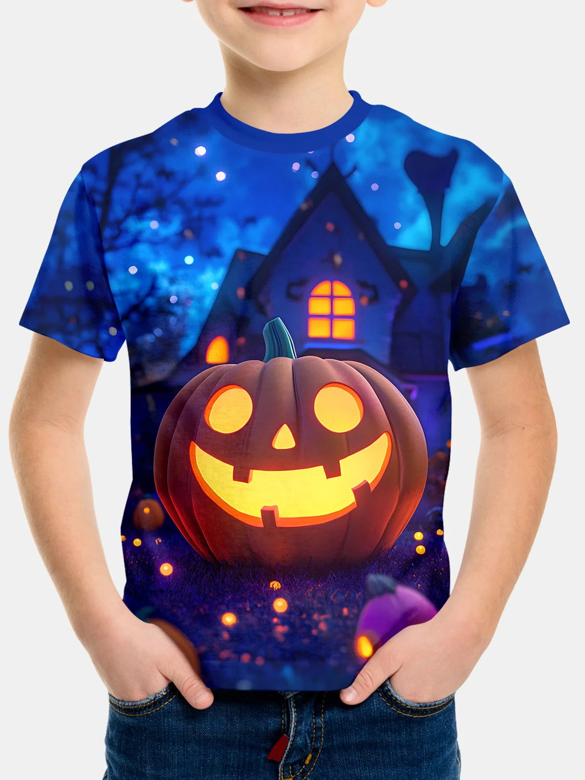 Kids Halloween Graphic T Shirt TXS00QP8