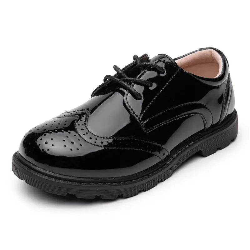 Kids Shoes Boys Genuine Dress Black tie China Mainland