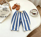 Kids Striped Wide leg Pants