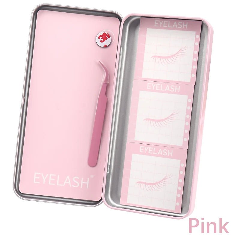 Magnetic Eyelash Extension Tool Kit Set Pink
