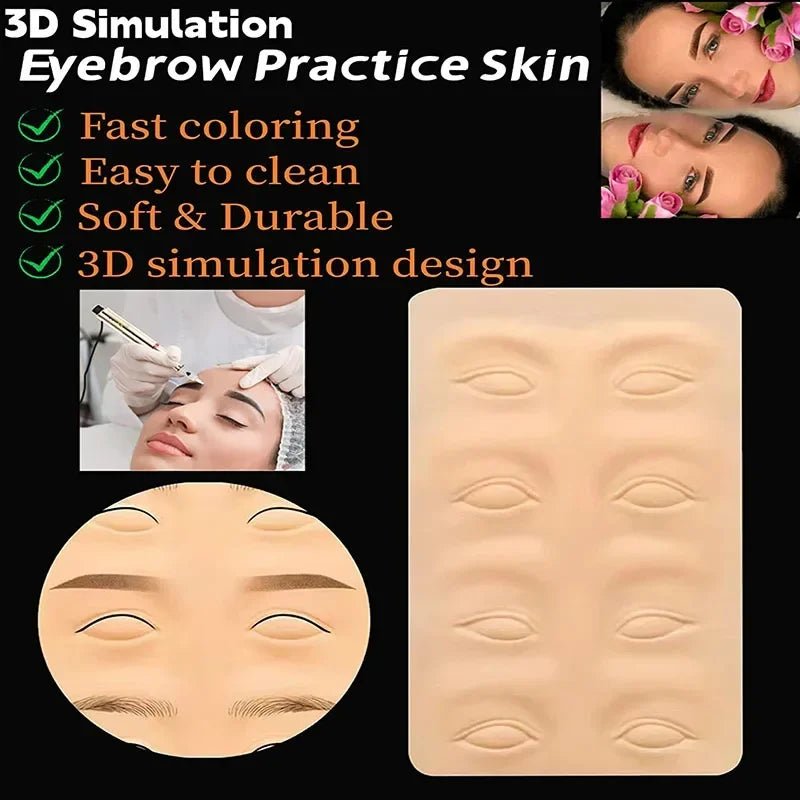 Microblading Eyebrow Practice Skin