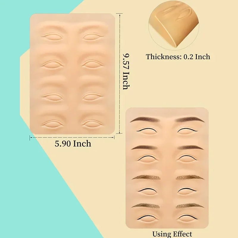 Microblading Eyebrow Practice Skin