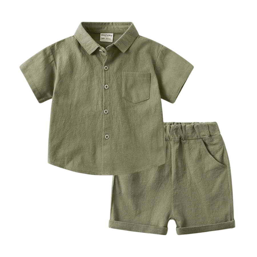 Milancel Kids Set Solid Shorts army green China Mainland