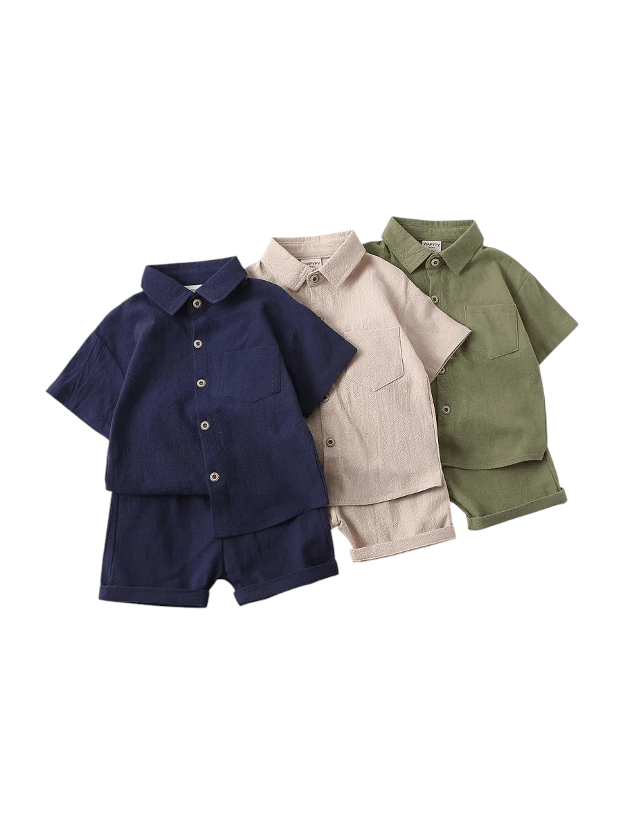Milancel Kids Set Solid Shorts