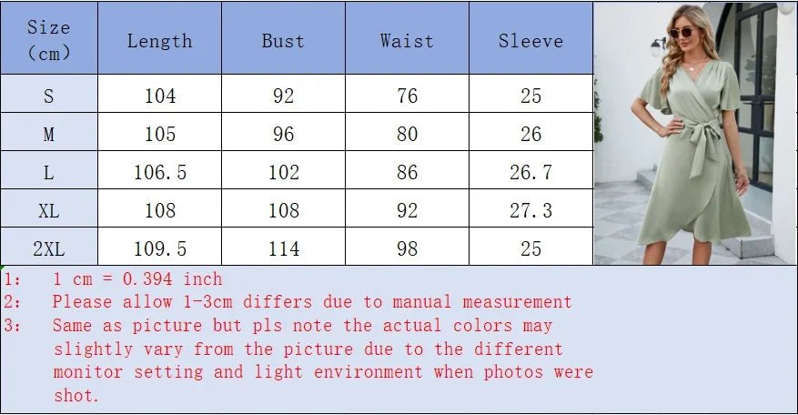 Neck Wrapv Wrap Dress Relaxed Fit Lace
