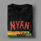 Nyan cats Apocalypse Game T Shirt Short Sleeve