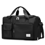 Nylon Weekender Bag with Shoe Compartment