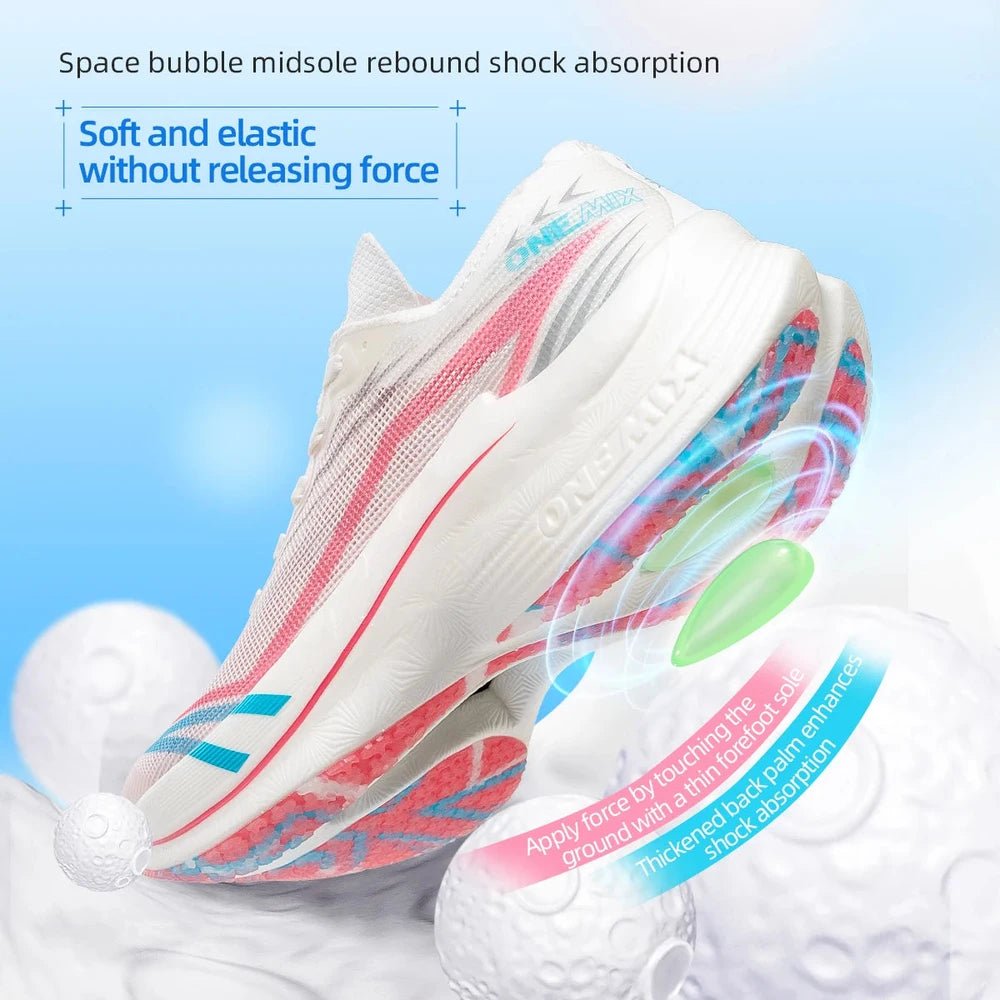 ONEMIX 24656 Unisex Mesh Lace-Up Running Shoes