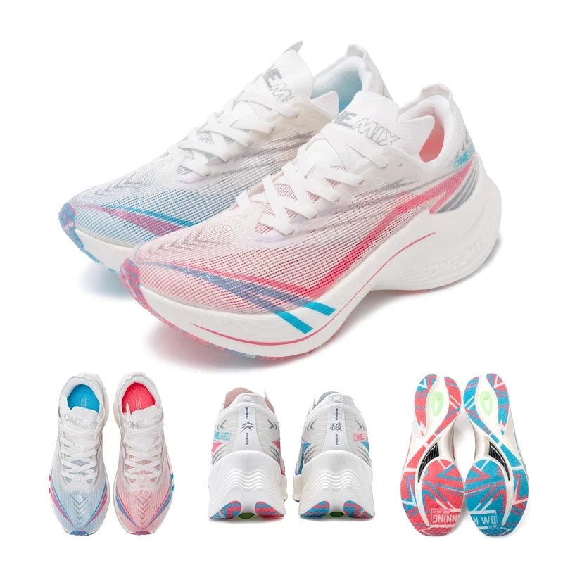 ONEMIX 24656 Unisex Mesh Lace-Up Running Shoes