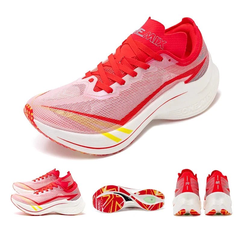 ONEMIX 24656 Unisex Mesh Lace-Up Running Shoes