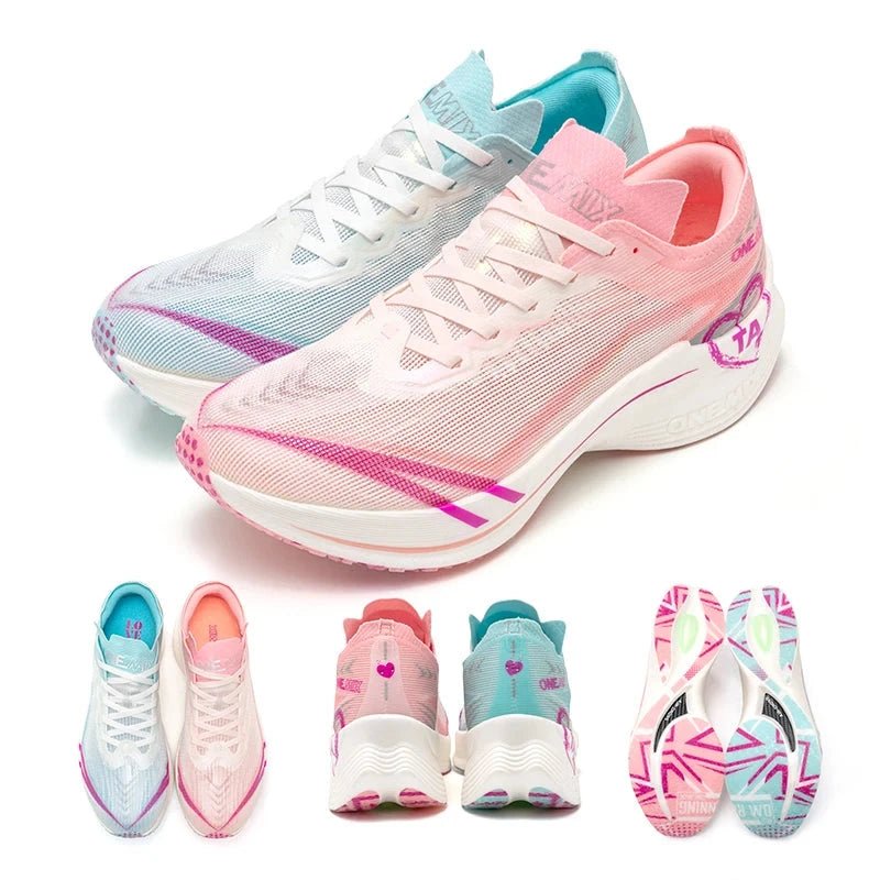 ONEMIX 24656 Unisex Mesh Lace-Up Running Shoes