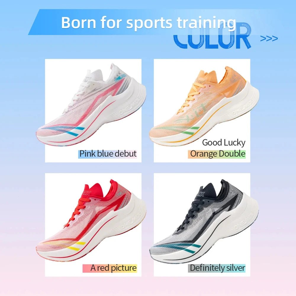 ONEMIX 24656 Unisex Mesh Lace-Up Running Shoes