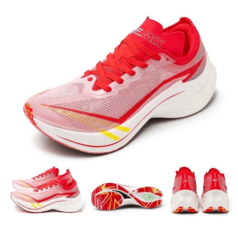 ONEMIX Tupo 2026 Carbon Plate Marathon Running Shoes A red picture