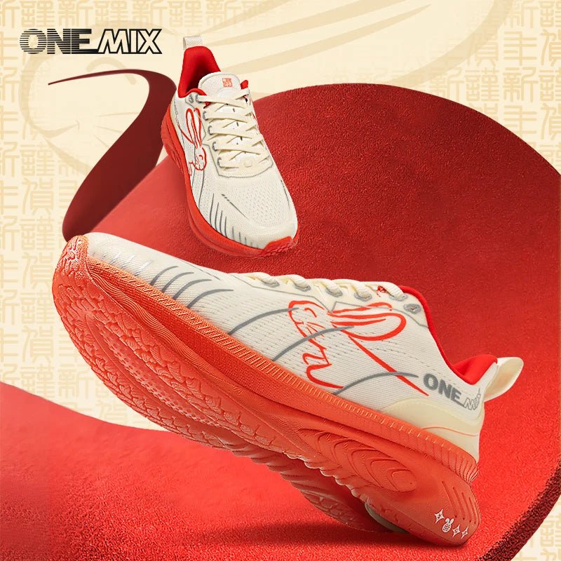ONEMIX Unisex Graphic Mesh Running Shoes