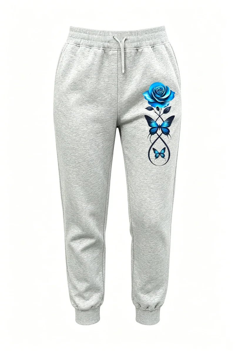 Outfits Hooded Sweatshirt Sportswear Pants Knit GreyPants