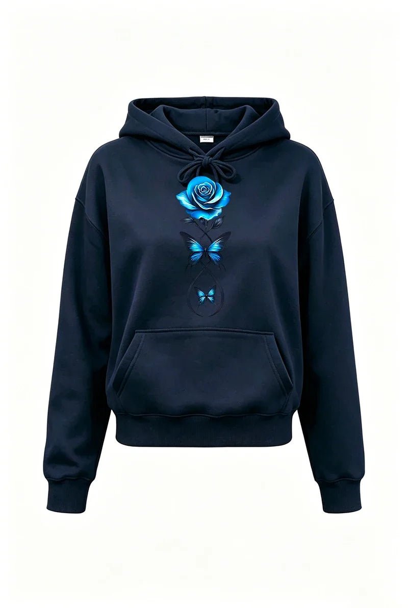 Outfits Hooded Sweatshirt Sportswear Pants Knit NavyHoodie