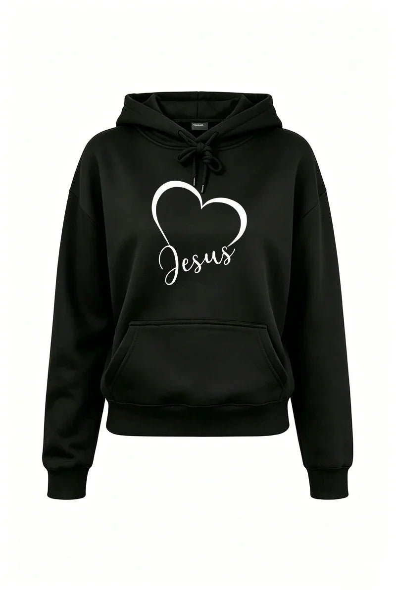 Outfits Hooded Sweatshirts Outdoors Pants Knit BlackHoodie