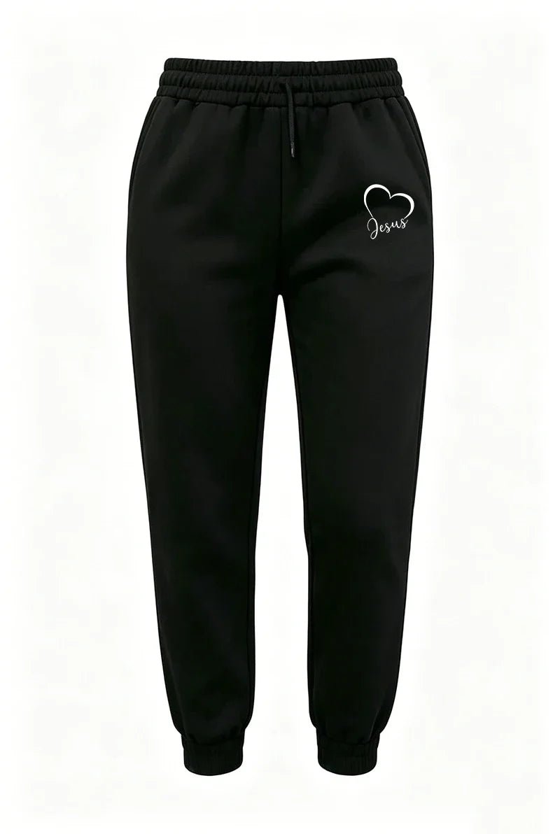 Outfits Hooded Sweatshirts Outdoors Pants Knit BlackPants