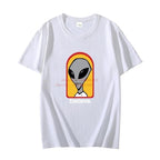 Oversized Cotton Graphic T Shirt Relaxed Fit