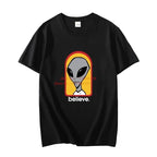 Oversized Cotton Graphic T Shirt Relaxed Fit