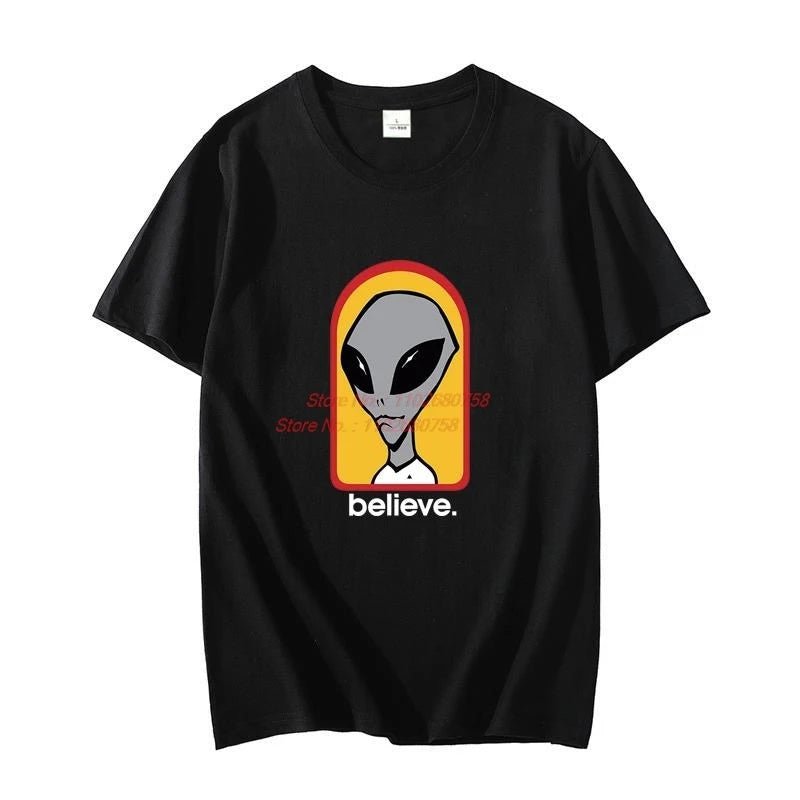 Oversized Cotton Graphic T Shirt Relaxed Fit