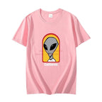 Oversized Cotton Graphic T Shirt Relaxed Fit