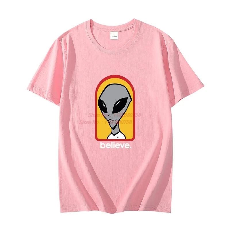Oversized Cotton Graphic T Shirt Relaxed Fit