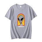 Oversized Cotton Graphic T Shirt Relaxed Fit