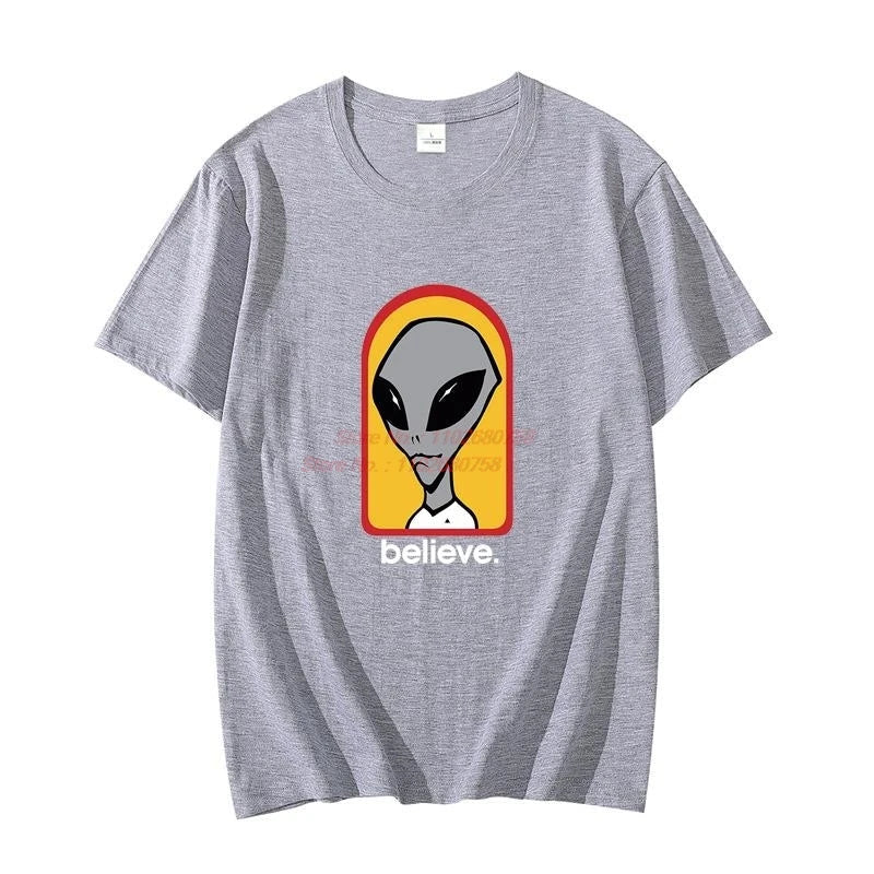 Oversized Cotton Graphic T Shirt Relaxed Fit