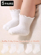 Pairs Baby Girl Lace Knit 5 pairs