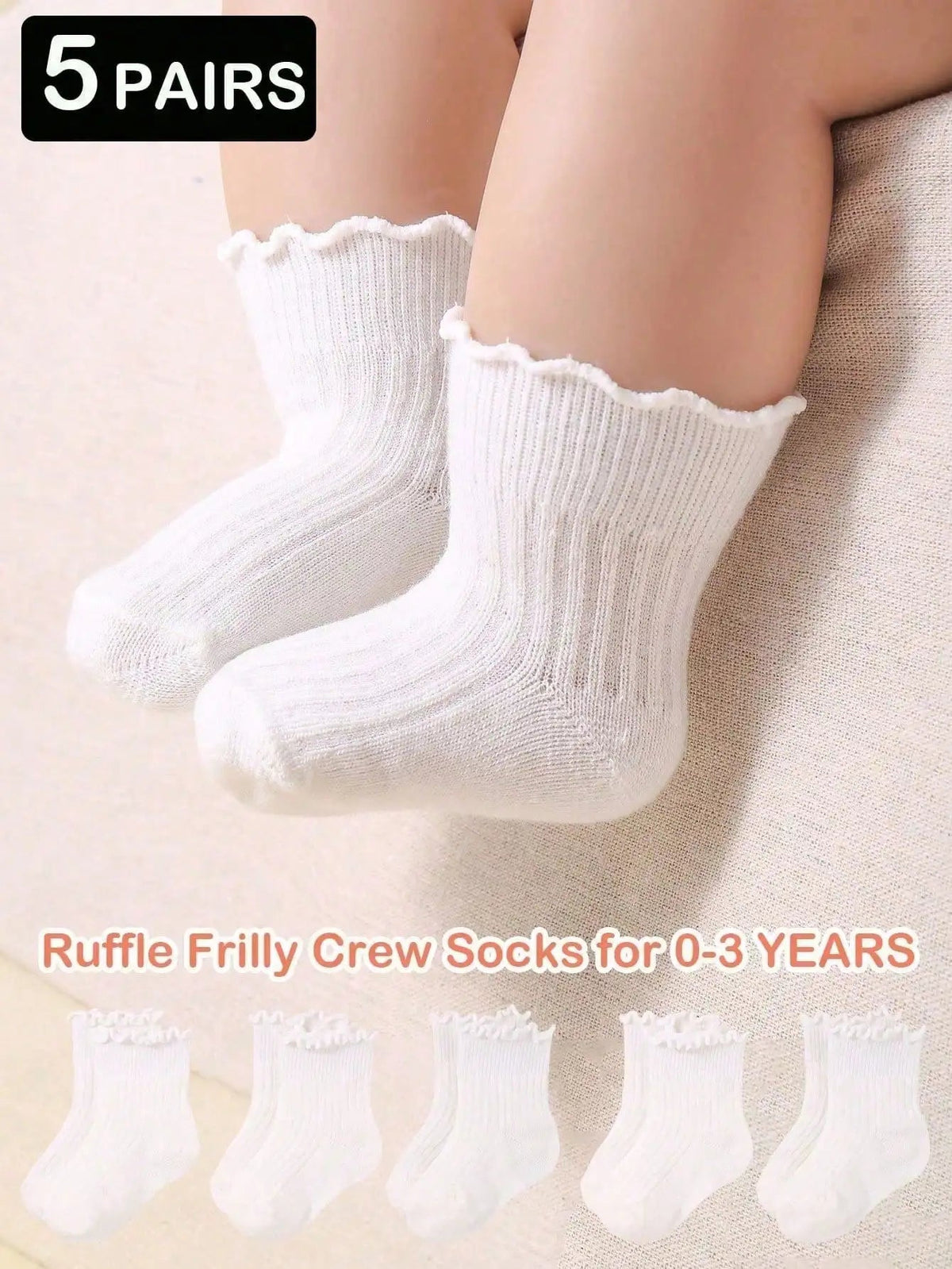 Pairs Baby Girl Lace Knit 5 pairs