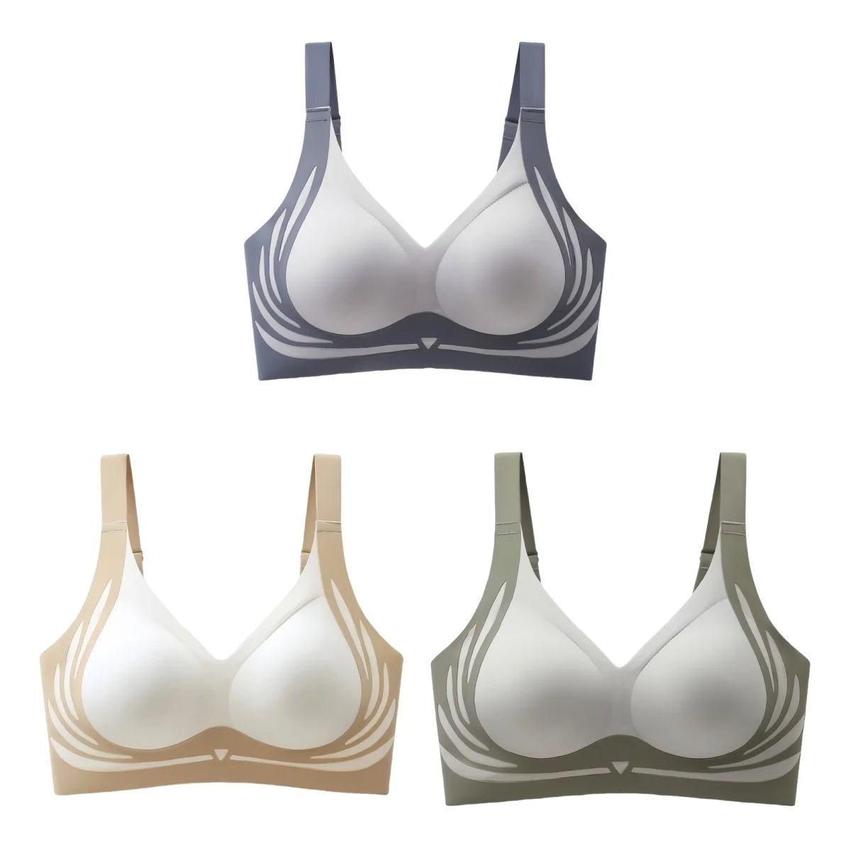 Pcs Set Push up Blue Ivory Green One Size